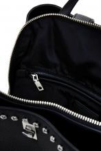 frecher Backpack Desigual Nieten Mickey Rock schwarz