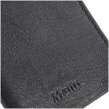 Kartenetui Maitre 06 Triangolo schwarz Nappaleder