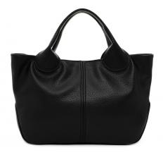 schwarze Henkeltasche Nessy SURI FREY Black Ledercharakter