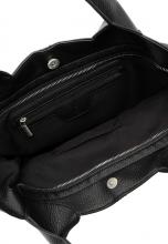 schwarze Henkeltasche Nessy SURI FREY Black Ledercharakter