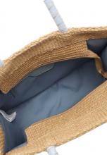 kleine Henkeltasche Suri Frey SKY Kirsty Naturbast Sommer Crystal Blue