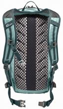 grüner Multisportrucksack Jack Wolfskin Cyrox Shape 15 Liter Jade Raincover