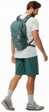 grüner Multisportrucksack Jack Wolfskin Cyrox Shape 15 Liter Jade Raincover