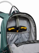 grüner Multisportrucksack Jack Wolfskin Cyrox Shape 15 Liter Jade Raincover