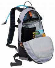 Jack Wolfskin Sportrucksack Velcocity 12 dunkelgrau Ebony Aeroshape Regencover