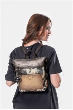 Anekke Cityrucksack dunkelbunt Real Manifesto bestickt