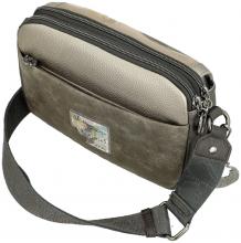 Anekke Real Überschlagtasche Print Stickerei Glitzer Beigetöne