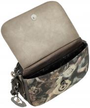 Anekke Real Überschlagtasche Print Stickerei Glitzer Beigetöne