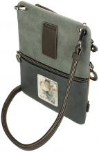 bestickte Crossovertasche Anekke Real Manifesto taupe