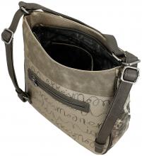 Taschenrucksack Anekke Real Hobobag Stickerei beige taupe
