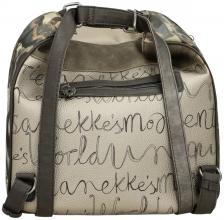 Taschenrucksack Anekke Real Hobobag Stickerei beige taupe