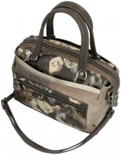 bestickte Bowlingtasche Glitzersteine beige bunt Anekke Real 