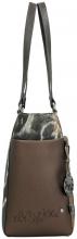 Shoppertasche taupe herbstlich bunt Real Manifesto Anekke