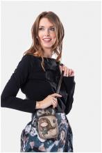 Smartphonetasche Crossbody Anekke Real Glitzer taupe