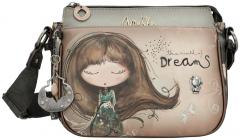 Crossovertasche bestickt Anekke Real Glitzer beige Träume