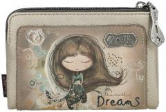 Anekke Real Wallet flexibel Glitzer beige taupe