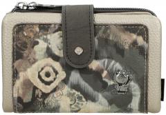 Anekke Real Wallet flexibel Glitzer beige taupe