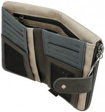 Anekke Real Wallet flexibel Glitzer beige taupe