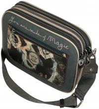 dreigeteilte Camerabag beige Stickerei Glitzer Anekke Real