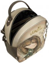 Cityrucksack Anekke Real metallische Brauntöne Traumland