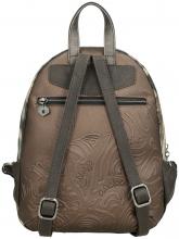 Statementrucksack beige taupte bestickt Anekke Real Manifesto