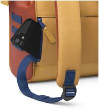 farbenfroher Freizeitrucksack Kilfi Adventurer Medium gelb Cabaia orange Blätter