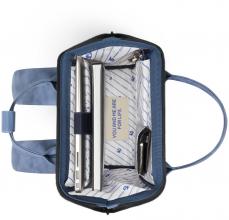 Adventurer Small Cityrucksack blau Wechselfront wasserabweisend Galway vegan Cabaia