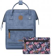 Cabaia Tagesrucksack Galway blau Adventurer Medium Print wasserabweisend