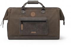 Cabaia Reisetasche Soyo Canvas braun Schuhfach Fronttasche