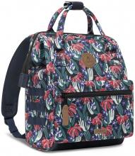 Damenrucksack Cabaia Edea Small Blumen bunt nachhaltig
