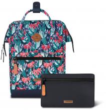 femininer Wanderrucksack Edea Blumen Cabaia Medium bunt Adventurer 