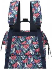 femininer Wanderrucksack Edea Blumen Cabaia Medium bunt Adventurer 