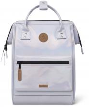 Cabaia schimmernder Tagesrucksack silver Adventurer Medium Rennes
