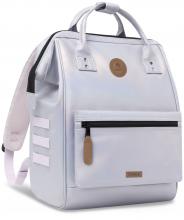 Cabaia schimmernder Tagesrucksack silver Adventurer Medium Rennes