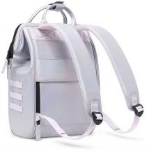Cabaia schimmernder Tagesrucksack silver Adventurer Medium Rennes