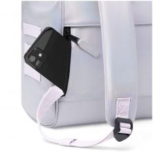 Cabaia schimmernder Tagesrucksack silver Adventurer Medium Rennes