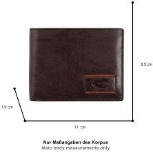 Herrenbörse Mini Panama Camel Active Brown Leder