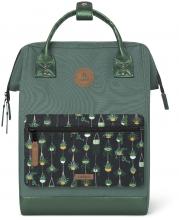 Jugendrucksack mit Laptopfach Wechselfront Cabaia Adventurer Leon grün