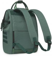 Jugendrucksack mit Laptopfach Wechselfront Cabaia Adventurer Leon grün