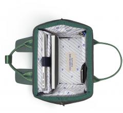 Jugendrucksack mit Laptopfach Wechselfront Cabaia Adventurer Leon grün