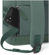 Jugendrucksack mit Laptopfach Wechselfront Cabaia Adventurer Leon grün