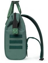 Cabaia Backpack Adventurer Small Leon dunkelgrün metallic