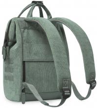 Cabaia Niagara grüner Cordsamt Tagesrucksack samtig Wechselpouch Medium