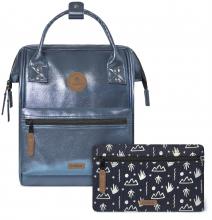 Larissa Jugendrucksack glänzend Cabaia Small Adventurer dunkelblau