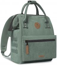 Cabaia Citybackpack samtig Niagara grün Cord Adventurer Small