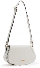 L.Credi feminine Überschlagtasche Oletta weiß 