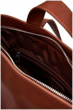 Desigual Citybackpack Pretoria camel Trama Ziernähte perforiert