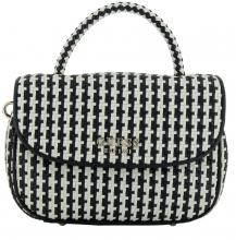 Kurzgrifftasche Mirema Top Handle Flap Bag weiß Beige Guess