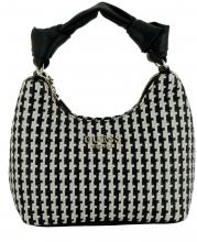 kleine Handtasche Knotendetail Kettenhenkel Guess Mirema Black Multi