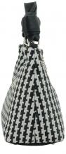 kleine Handtasche Knotendetail Kettenhenkel Guess Mirema Black Multi